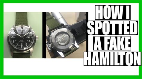 how to spot a fake hamilton khaki watch|hamilton khaki field reference scam.